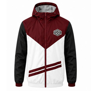 Men's Outdoor <b>Windbreaker</b> Jacket Lightweight Water Resistant Hooded Travel <b>Camping</b> Hiking OEM ODM Clothing Manufacturer - Product Image 1
