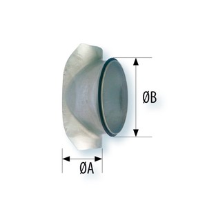 3JW 865458 VIM PEV 90 ° Galva Joint 200/160 Express Tapping para piezas de sistemas HVAC - Product Image 1