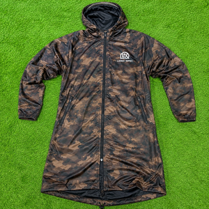 Veste de pluie imperméable à capuche longue camouflage marron personnalisée, coupe-vent, respirante, pour hommes et femmes, randonnée, pêche, camping - Product Image 6