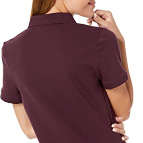 เสื้อโปโลผู้หญิงคุณภาพดีที่สุด แฟชั่นลำลอง ผ้าฝ้าย/โพลีเอสเตอร์ ทรงเรียบ ผ้าถักเจอร์ซีย์ ราคาถูก รับสกรีนโลโก้ - Product Image 3