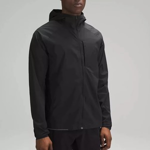Chaqueta Impermeable con Capucha para Hombre, Blanca, de Poliéster, con Cierre de Cremallera, Ligera, para Uso en Exteriores - Product Image 4