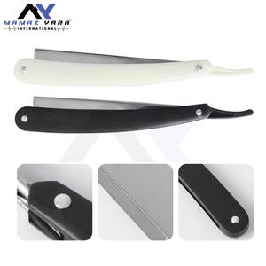 Rasoirs de barbier de qualité supérieure, couteau de barbier pliable en acier inoxydable pour hommes, coiffeurs, sans lame - Product Image 5