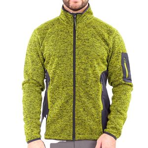 Chaqueta de Forro Polar Melange de Alta Calidad Personalizada para Hombre, Ideal para Senderismo al Aire Libre - Product Image 1