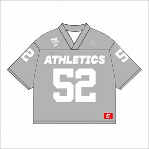 Camiseta de fútbol de malla de poliéster 100% hecha a medida, de corte holgado y extragrande, estilo boxy. - Product Image 1