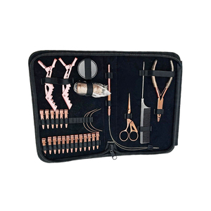 Juego de Herramientas Profesionales de Alta Calidad para Extensiones de Cabello con Pinzas de Acero Inoxidable y Logotipo Personalizado, Incluye Kit de Agujas Nano - Product Image 6