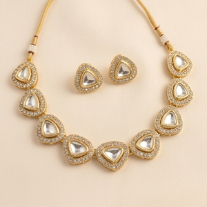 DIVYORO Women's Brass ANTIQUED SILVER-TONED FLORAL <b>LONG</b> ADJUSTABLE COLLAR <b>NECKLACE</b>-Orissa Gift - Product Image 1