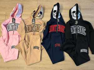 Pantalones Deportivos de Felpa Francesa para Hombre, Estampados Personalizados de Alta Calidad, Holgados, de Pierna Ancha, Estilo Urbano, Pantalones Jogger Acampanados - Product Image 3