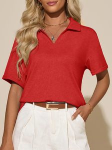 Camisas Polo Personalizadas al por Mayor para Mujer, Sublimación Casual, Transpirables, de Manga Corta, OEM - Product Image 5