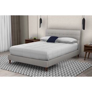 <b>Queen</b> <b>Size</b> Upholstered <b>Bed</b> with 2 Nightstands Elegant Bedroom Set - Product Image 2