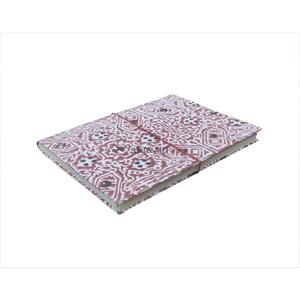 Wholesale Cotton Hand Block Printed cotton Fabric Cover diary and <b>notepad</b> set Handmade Paper Diary Kid, Office Use - Product Image 2