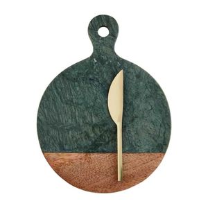 Rectangle Marble and Wooden Cutting Board with Handle Wholesale Kitchen Accessories Supplier - Product Image 4