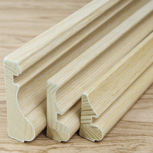Modern Interior Solid Wood Trim Profiles Custom Baseboard Crown Moulding Eco-Friendly Finish Wall <b>Ceiling</b> Decoration - Product Image 2