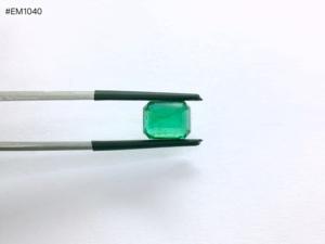 Esmeralda Zambiana Natural, Corte Octogonal Facetado, 3.65ct, Alta Calidad, Gema Suelta para Joyería - Product Image 2