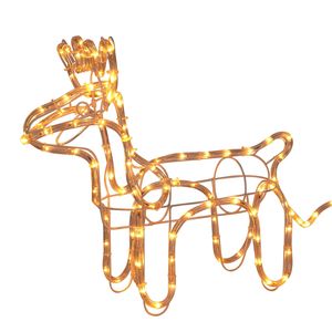 Tube LED Arc-en-ciel 8m 120*25*45cm 30V 2.7W 192 Lumières Décoration de Noël Jardin Festival Couleurs Effet Renne Neige Voiture Bulle de Riz - Product Image 4