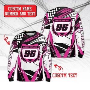 เสื้อเจอร์ซีย์มอเตอร์ครอสแขนยาวพิมพ์ลายดิจิตอลตามสั่ง ระบายอากาศได้ดี สำหรับฤดูร้อน/ฤดูหนาว พร้อมชื่อและหมายเลขตามสั่ง - Product Image 6