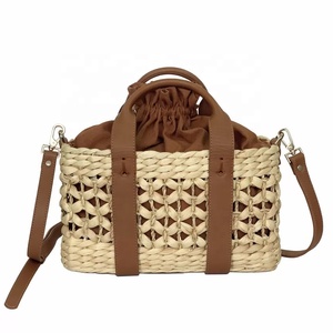 2024 bolso de mano de playa de ratán tejido a mano, bolsos de playa de verano para mujer, bolso de mano de ratán, Nhatminh Vietnam - Product Image 1