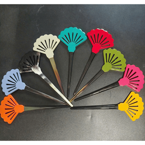 Épingles à cheveux tendance en acétate, forme de feuille colorée, accessoires de coiffure pour femmes, usage quotidien, haute qualité - Product Image 3