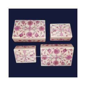 <b>Small</b> Size Gorgeous Modern Look Best Design Marble Inlay <b>Box</b> With Mother Of Pearl Material Use For Jewelry Storage <b>Gift</b> MOP item - Product Image 1