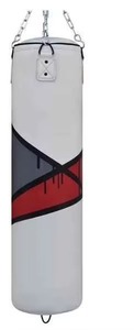 Sacs de frappe robustes en cuir véritable pour hommes, avec impression de logo personnalisé, couleur personnalisée, haute qualité, pour remplissage de sable, usage en salle de sport de boxe - Product Image 4