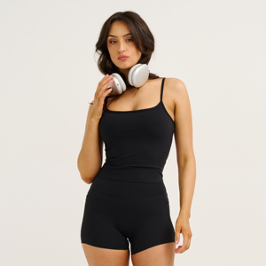 Top Corto Acanalado sin Mangas para Mujer, Camiseta Básica Ajustada de Color Liso, Chaleco Casual de Verano para Mujer - Product Image 2