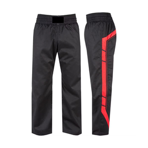 กางเกงมวยไทยโพลีเอสเตอร์แบบใหม่ ดีไซน์ใหม่ ขายส่ง สีตามสั่ง ยืดหยุ่น แห้งเร็ว ระบายอากาศได้ดี น้ำหนักเบา ทนทาน พร้อมโลโก้ - Product Image 1