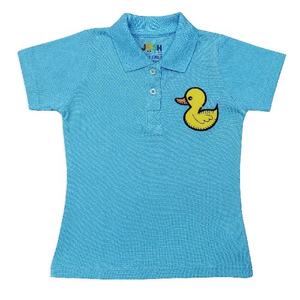T-shirts unisexes de haute qualité pour enfants, en polyester/coton, avec logo personnalisé, style décontracté, teinture unie, tricotés, anti-plis, pour garçons - Product Image 4
