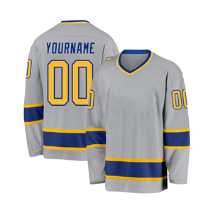 เสื้อฮอกกี้น้ำแข็งแบบซับลิเมชั่นสั่งทำพิเศษสำหรับทีม พร้อมโลโก้แบบกำหนดเอง ขายส่ง OEM Tackle Twill - Product Image 1