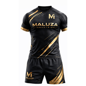 ชุดยูนิฟอร์มรักบี้พิมพ์ลายตามสั่งราคาโรงงาน ชุดเสื้อและกางเกงรักบี้สำหรับมืออาชีพ แห้งเร็ว ป้องกันแบคทีเรีย - Product Image 1