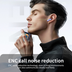 ANC TWS Không Dây Earbuds Với Đầy Đủ <span class=keywords><strong>LCD</strong></span> Màn Hình Cảm Ứng Trong Tai Chơi Game Headphone Với ENC Cảm Ứng Thông Minh Chức Năng Chống Thấm Nước - Product Image 2