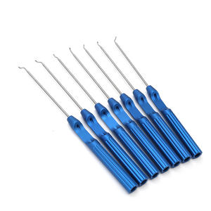 Instrumentos Mahfooz: Gancho de sutura para artroscopia, reparación de roturas de menisco, lazo de sutura para paso y recuperación. - Product Image 4