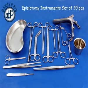 Juego de Instrumentos para Episiotomía, 20 Piezas, Instrumentos Quirúrgicos de Acero Inoxidable para Obstetricia y Ginecología, Kit de Cirugía Obstétrica de Grado Hospitalario, CE ISO - Product Image 2