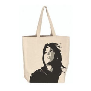 New Arrival Highest Selling Customizable Eco-Friendly Canvas Tote <b>Bags</b> <b>Large</b> Size Printed Zipper Closure <b>Gift</b> Grocery Shopping - Product Image 1