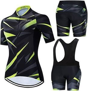 Conjunto de Jersey de Ciclismo Negro y Azul con Patrón Abstracto, Manga Corta, Cierre Completo, Ropa de Ciclismo, Ropa Deportiva para Hombre - Product Image 5