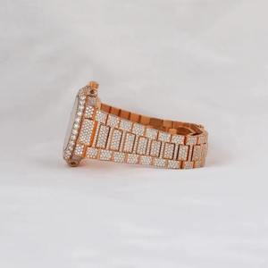 Reloj de Pulsera de Diseño con Diamantes de Moissanita Premium, para Hombre y Mujer, Elegante Regalo para Fiestas, Colección - Product Image 3