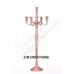 Grand chandelier debout au sol chandelier support tendance décor à la maison pour noël et mariages pour bougies votives chauffe-plat - Product Image 1