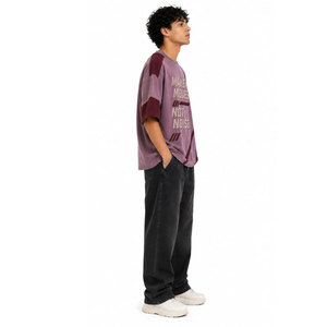Camiseta de Manga Corta para Hombre, Corte Regular, Cuello Redondo, Algodón Terry, Ecológica, de Secado Rápido, Estilo Casual Urbano - Product Image 5