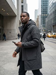 เสื้อแจ็คเก็ตยุทธวิธีสำหรับทุกสภาพภูมิประเทศ ผ้าคอร์ดูร่าทนทานต่อการเสียดสี ลายพราง พร้อมข้อมือปรับได้ - Product Image 2