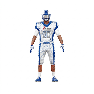Custom Manufacturer Designs Varsity Football Shirts Short Plus Size <b>Heat</b>-Transfer Printed Global Supply Reach Factory Direct - Product Image 1