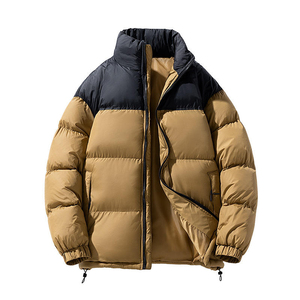 <b>mens</b> puffer <b>jacket</b> padded insulated winter coat outerwear <b>men</b> hooded puffer <b>jacket</b> quilted padded winter coat <b>men's</b> - Product Image 1
