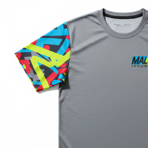 แถบสะท้อนแสงเพื่อความปลอดภัย เสื้อยืดออกกำลังกาย วิ่งกลางคืน มองเห็นได้ชัดเจน ชุดกีฬา ระบายอากาศได้ดี เสื้อออกกำลังกายแบบมองเห็นได้ชัดเจนสำหรับผู้ชาย - Product Image 2