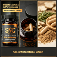 Capsules de Maca et de Ginseng Coréen Haute Puissance OEM pour la Vitalité, l'Endurance et l'Amélioration de la Densité Osseuse - Fourniture en Gros Marque Blanche