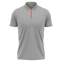Yüksek Talep Gören Siyah Erkek Atletik Örme Gömlek Nefes Alabilen Hızlı Kuruyan Esnek Şık Kalıp Dayanıklı Kaliteli Tenis Golf İçin Mükemmel