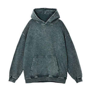 Prix de Gros Fabricants Professionnels Sweats à Capuche Respirants Effet Délavé Nouvelle Arrivée 2026 Polaire Coton Polyester Vente en Gros - Product Image 5
