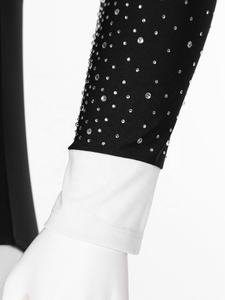 Body de leotardo de baile de salón de rumba Latina <span class=keywords><strong>para</strong></span> hombre con conjuntos de pajarita <span class=keywords><strong>para</strong></span> <span class=keywords><strong>Tango</strong></span> Cha-Cha puesta en escena competición de fiesta temática - Product Image 5