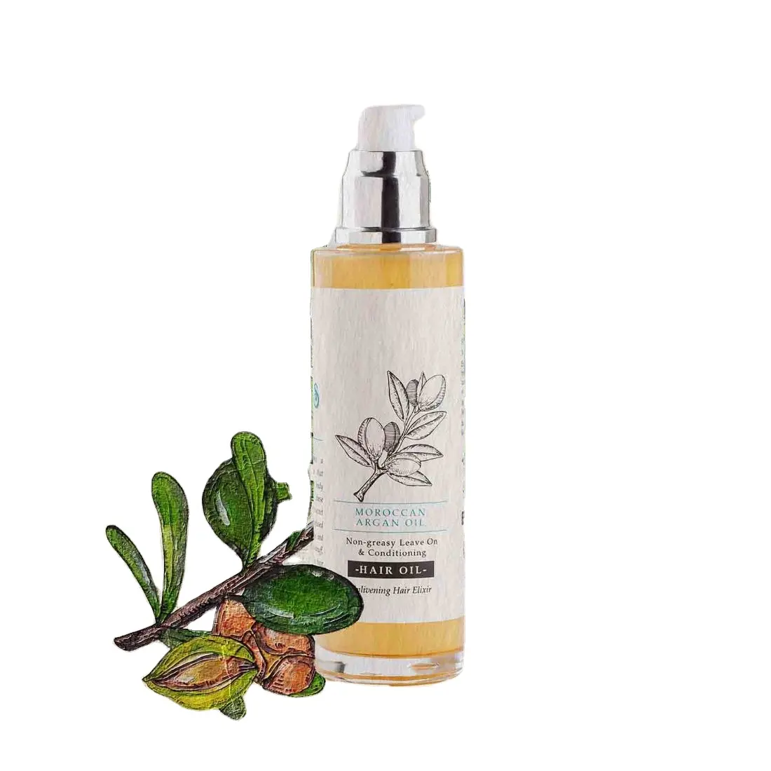 Segreti di bellezza senza tempo marocchino Argan olio per capelli Non grasso e condizionante naturale Anti perdita di capelli e trattamento del cuoio capelluto olio per capelli