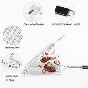 Rejilla de barbacoa de acero inoxidable resistente al calor Bold Blossom, de doble alambre, extraíble, para cocinar, la más vendida - Product Image 2