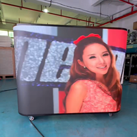 Pantalla LED Portátil WOWO P2.5mm y P1.86mm para Interiores y Exteriores, Fachada LED para Cabina de DJ, Alquiler de Cabina de DJ LED