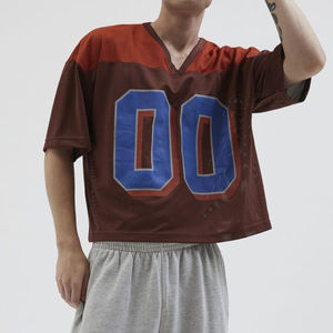 OEM Custom Logo Men's Organic Cotton Jersey <b>V</b>-neck Regular <b>Fit</b> Vintage T-Shirts Quick Dry Short Sleeve Breathable Eco-Friendly - Product Image 2