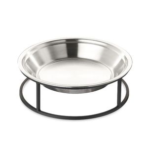 Modern Stainless Steel <b>Dog</b> Feeding <b>Bowl</b> with Raised Stand Easy Assembly Non Slip Stable Feeding Solution - Product Image 2