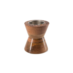 Ensemble artisanal de brûleurs d'encens en bois avec des gravures de calligraphie complexes, un pot de rangement transparent, des sous-verres et une base de service - Product Image 4